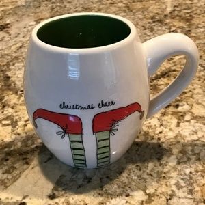 Rae Dunn Elf Feet Christmas Cheer Mug